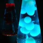 Lambader Aydınlatma Modelleri 3 Blue Lava Lamp mavi lava lambader