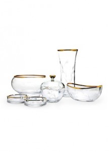 Altın Yaldızlı Masa Dekor SETİ