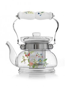 Ateşe Dayanıklı Cam Üst Çaydanlık