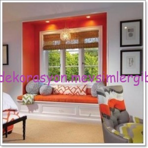 pencere cam önü divan koltuk modelleri 002 dekorasyon resimleri