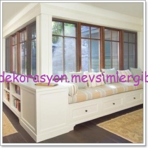 pencere cam önü divan koltuk modelleri 017 dekorasyon resimleri