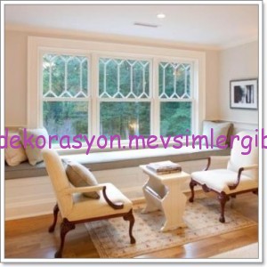 pencere cam önü divan koltuk modelleri 024 dekorasyon resimleri