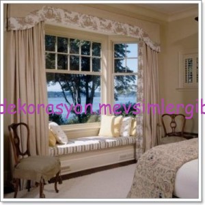 pencere cam önü divan koltuk modelleri 030 dekorasyon resimleri