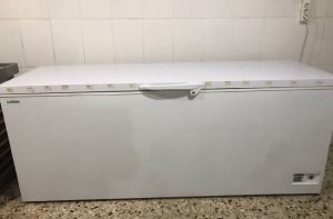 ikinci el 600 litre sandık tipi derin dondurucu