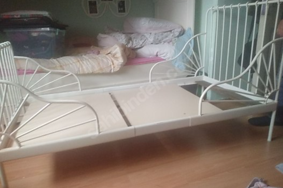 İkea karyola ve yatağı rahat bir ikea minnen ferforje karyola