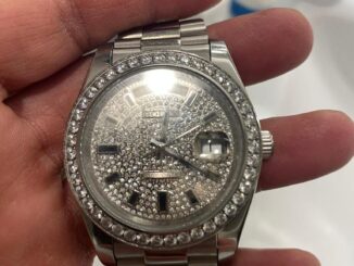 ikinciel rolex kenarlari tasli saat 3