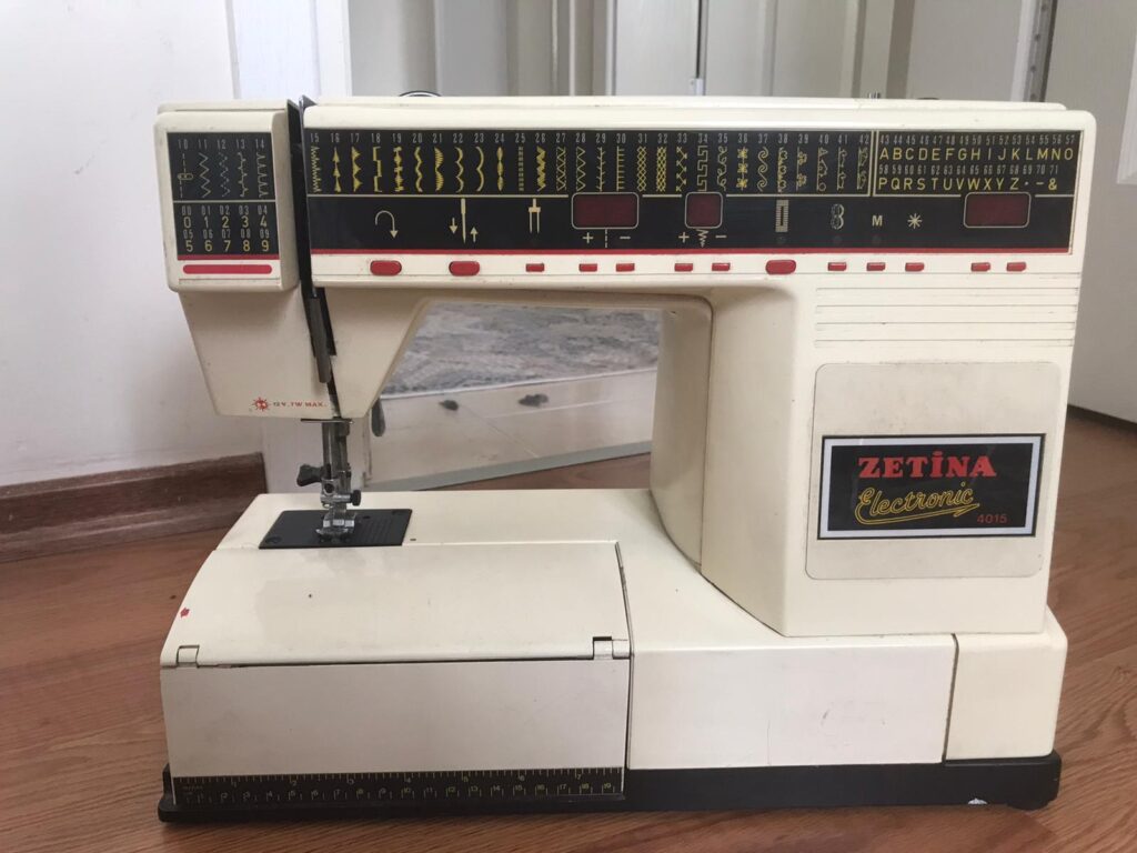 eski zetina dikiş makinesi